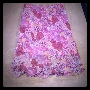 Below the Knee floral Skirt